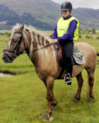 Pony trekking can be enjoyed by people of any age and without prior experience of riding